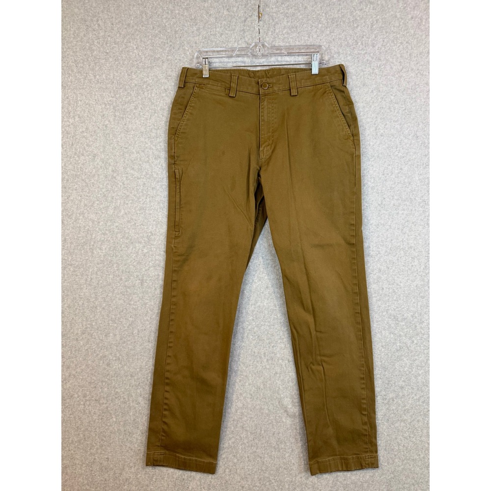 Duluth Trading Co Pants Mens 34x34 DuluthFlex Ballroom Brown Utility Cargo